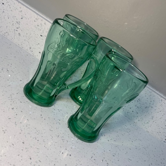 Genuine Glass Coca-Cola cups - Picture 4 of 4